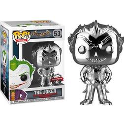 DC Comics Batman Arkham Asylum The Joker Chrome US Excl Pop! Silver