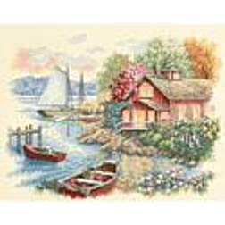 Dimensions Cross Stitch Kit 14x11 Lake House