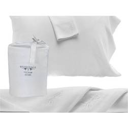 BedVoyage 300 Thread Count Bed Sheet White (294.64x)