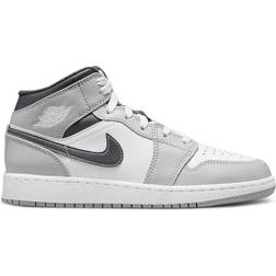 NIKE Air Jordan 1 Mid M - Light Smoke Grey/Anthracite/White