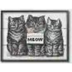 Stupell Industries You Had Me at Meow Cats Framed Art 40.6x50.8cm