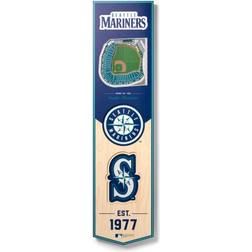 YouTheFan Seattle Mariners 3D Stadium View Banner