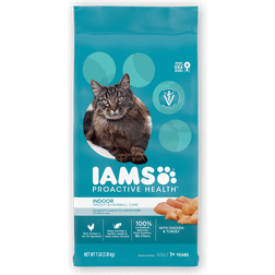 IAMS Proactive Health Adult Indoor Weight & Hairball Care with Chicken & Turkey 3.2kg