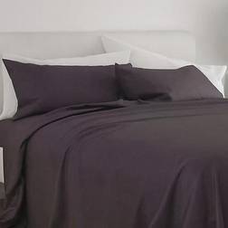 Home Collection Chevron Deep Bed Sheet Purple (259.08x228.6cm)
