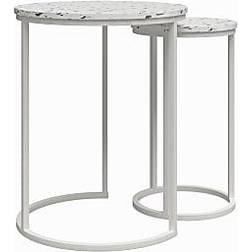 CosmoLiving by Cosmopolitan Amelia Nesting Table 18x18" 2