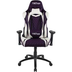 Techni Sport TS52 Ergonomic High Back Racer Style Gaming Chair Purple/White