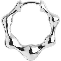 Maria Black Milla 11 Huggie Earring - Silver