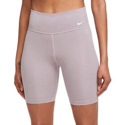 Nike One Mid Rise 7" Shorts Women - Lt Violet Ore