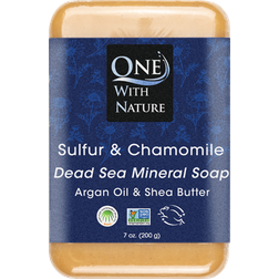 One With Nature Dead Sea Minerals Soap Sulfur & Chamomile 200g