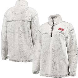 G-III 4Her by Carl Banks Tampa Bay Buccaneers Sherpa Quarter-Zip Pullover Jacket W