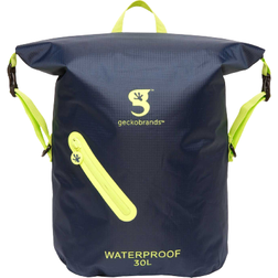 Gecko Lightweight Waterproof 30L Backpack - Navy/Neon Green