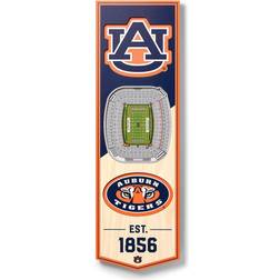 YouTheFan Auburn Tigers 3D StadiumView Banner