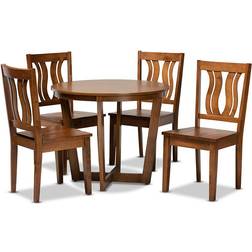 Baxton Studio Elodia Dining Set 35.4" 5