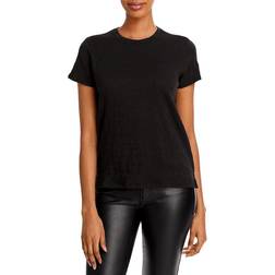ATM Anthony Thomas Melillo Schoolboy Crewneck Tee - Black