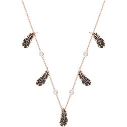 Swarovski Naughty Choker Necklace - Rose Gold/Black/Transparent