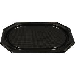 Antalis Cateringfad sort plast 55x36cm oval 10x10stk/kar A-PET stor