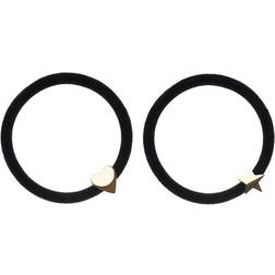 Dark Velvet Hair Tie Black st