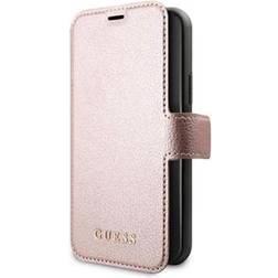 Guess Custodia per Libri Iridescente iPhone 12 Pink