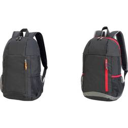 Shugon York Backpack/Rucksack Bag (Pack of 2) (One Size) (Black)