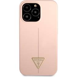 Guess GUHCP13LSLTGP iPhone 13 Pro/13 6.1 pink/pink hardcase Silicone Triangle