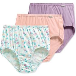 Jockey Elance Brief 3-pack - Rose Petal/breezy Bouquet/Soft Mauve