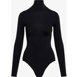 Commando Ballet Turtleneck Bodysuit Thong - Black