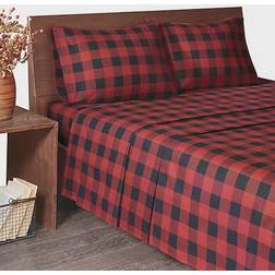 Woolrich Buffalo Bed Sheet Red (259.08x228.6)