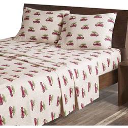 Woolrich Cars Bed Sheet Multicolour (259.08x228.6cm)