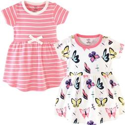 Touched By Nature Organic Cotton Dress 2-pack - Butterflies & Dragonflies (10167967)