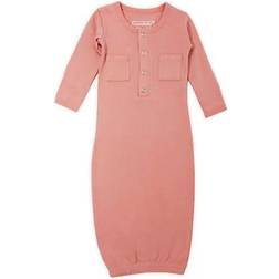 L'ovedbaby Organic Gown - Coral (OR442co)