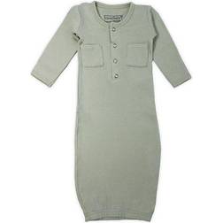 L'ovedbaby Organic Gown - Seafoam (OR442sf)