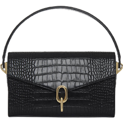 Anine Bing Colette Bag - Black Embossed