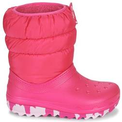 Crocs Kid's Classic Neo Puff Boot - Pink