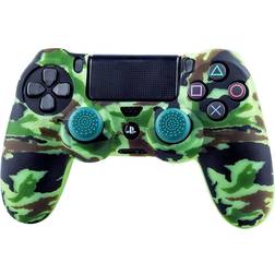 Blade PS4 Silicone Skin + Grips - Camo Woodland