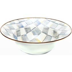 Mackenzie-Childs Sterling Check Serving Bowl