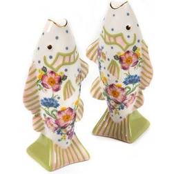 Mackenzie-Childs Freckle Fish Salt & Pepper Set Salt Mill, Pepper Mill 10.8cm