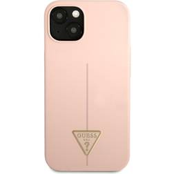 Guess GUHCP13MSLTGP iPhone 13 6.1 pink/pink hardcase Silicone Triangle