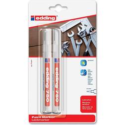 Edding 750/2 Paintmarker blister à 2 hvide