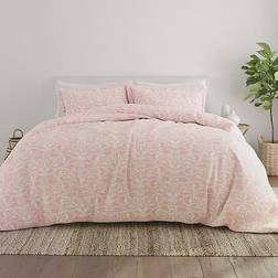 Home Collection Romantic Damask 3-pack Duvet Cover Pink (284.48x248.92cm)