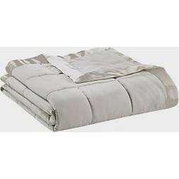 Madison Park Windom Blankets Gray (228.6x228.6cm)