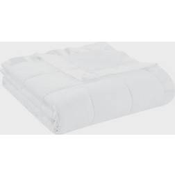 Madison Park Windom Blankets White (274.32x228.6)