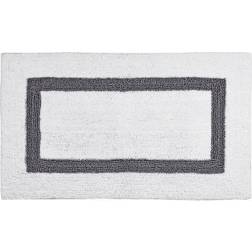 Better trends Hotel Collection Bath Rug 2 pcs White, Gray 17x24"