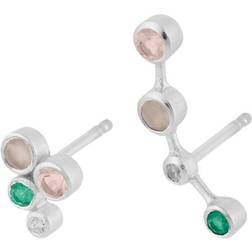Pernille Corydon Stardust Earsticks - Silver/Multicolour