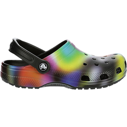 Crocs Kid's Classic Solarized Clog - Black/Multi