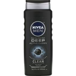 Nivea Men Deep Active Clean Shower Gel 500ml