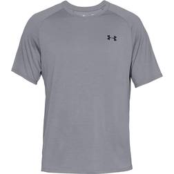 Under Armour Tech V-neck T-shirt Men - Steel/Black