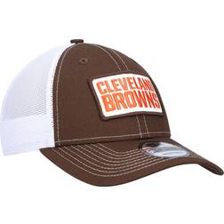 New Era Cleveland Browns 9FORTY Trucker Snapback Hat Men - Brown