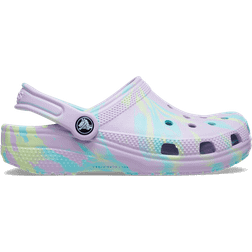 Crocs Kid's Classic Marbled Clog - Lavender/Multi