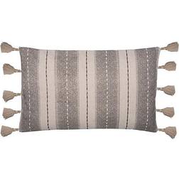 Safavieh Samerin Complete Decoration Pillows White, Gray (50.8x30.48cm)