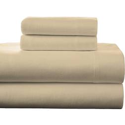 Pointehaven 175 GSM Bed Sheet Yellow (254x177.8cm)